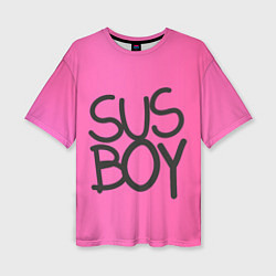 Женская футболка оверсайз Susboy