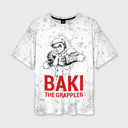 Женская футболка оверсайз Baki the Grappler