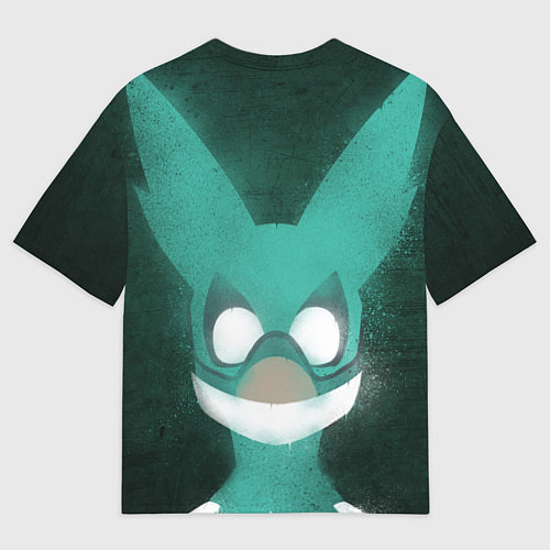 Женская футболка оверсайз Izuku Midoriya / 3D-принт – фото 2