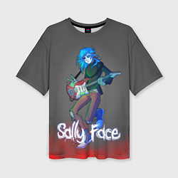 Женская футболка оверсайз Sally Face: Rock Star