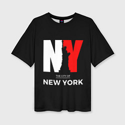 Женская футболка оверсайз New York City