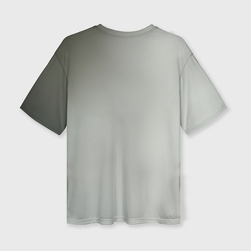 Женская футболка оверсайз FACE: Slime / 3D-принт – фото 2