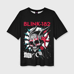 Женская футболка оверсайз Blink-182: Death Punk