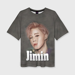 Футболка оверсайз женская BTS Jimin, цвет: 3D-принт