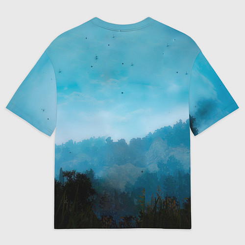 Женская футболка оверсайз BLACK DESERT / 3D-принт – фото 2