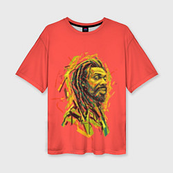 Женская футболка оверсайз Rasta Art