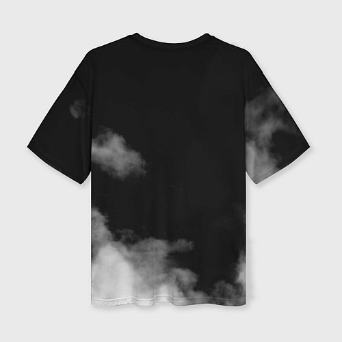 Женская футболка оверсайз Чёрный клевер / 3D-принт – фото 2