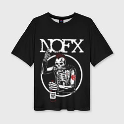 Женская футболка оверсайз NOFX