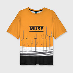 Футболка оверсайз женская Muse: Orange Mood, цвет: 3D-принт