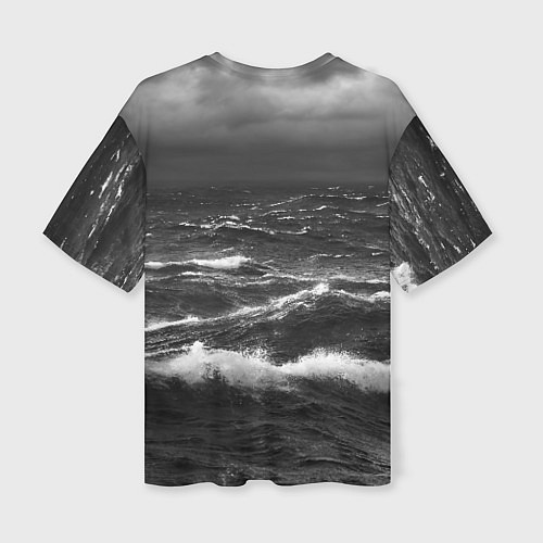 Женская футболка оверсайз Bring Me The Horizon - it comes in waves / 3D-принт – фото 2