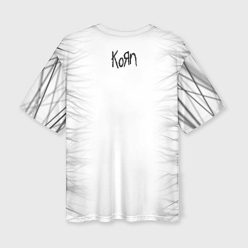 Женская футболка оверсайз Korn: The Nothing / 3D-принт – фото 2