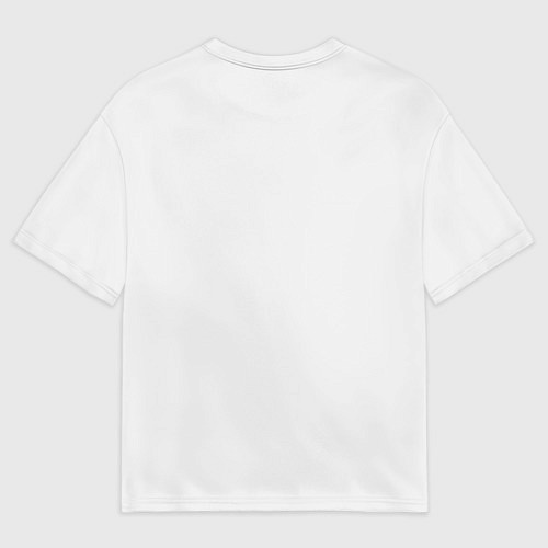 Женская футболка оверсайз Let it snow - white rat / 3D-принт – фото 2