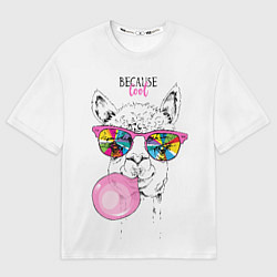 Женская футболка оверсайз Because cool