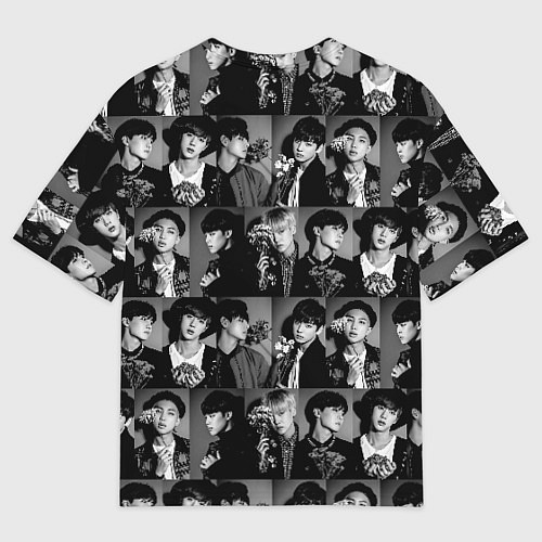 Женская футболка оверсайз I am army and I lover BTS / 3D-принт – фото 2