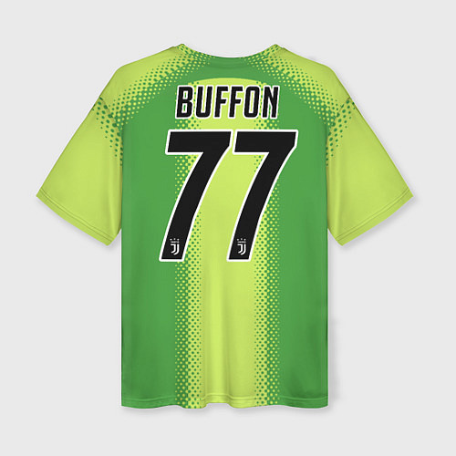 Женская футболка оверсайз Buffon Palace away 19-20 / 3D-принт – фото 2