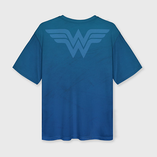Женская футболка оверсайз Wonder Woman / 3D-принт – фото 2