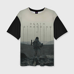 Женская футболка оверсайз Death stranding