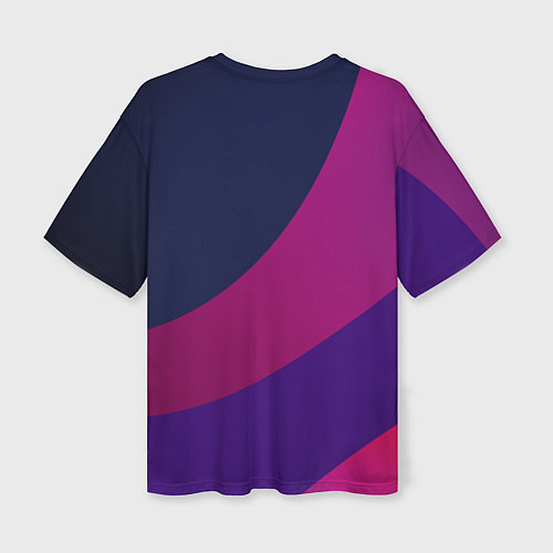 Женская футболка оверсайз Фигурное катание / 3D-принт – фото 2