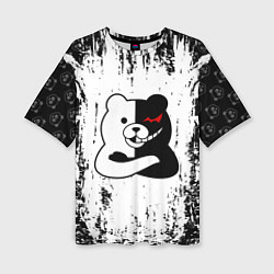 Женская футболка оверсайз MONOKUMA