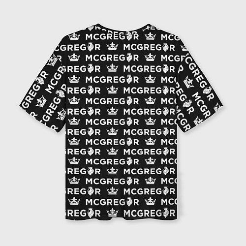 Женская футболка оверсайз Conor McGregor / 3D-принт – фото 2