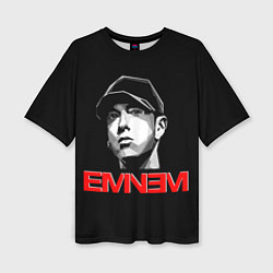 Футболка оверсайз женская Eminem, цвет: 3D-принт