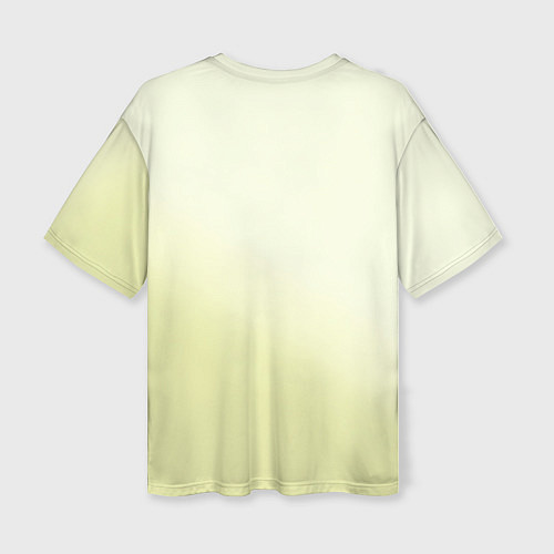 Женская футболка оверсайз Лис Томоэ / 3D-принт – фото 2