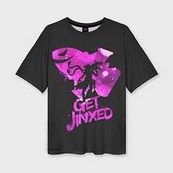 Женская футболка оверсайз Get Jinxed