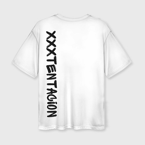 Женская футболка оверсайз Xxxtentacion / 3D-принт – фото 2