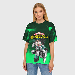 Футболка оверсайз женская MY HERO ACADEMIA, цвет: 3D-принт — фото 2