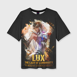 Женская футболка оверсайз Lux