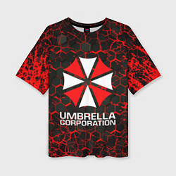 Футболка оверсайз женская UMBRELLA CORPORATION, цвет: 3D-принт