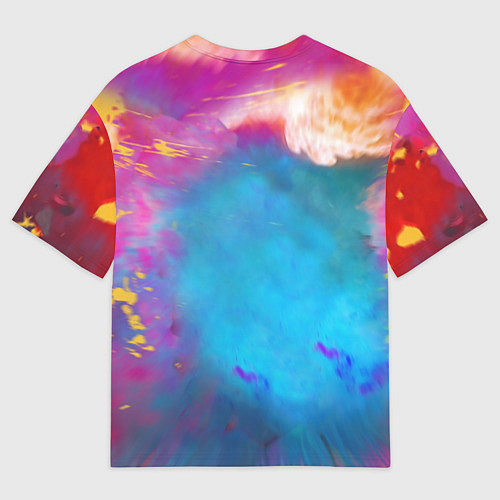 Женская футболка оверсайз Tiny Tina and the bomb / 3D-принт – фото 2