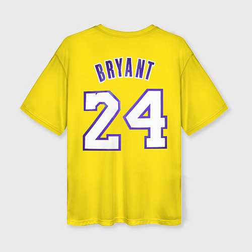 Женская футболка оверсайз Kobe Bryant 24 / 3D-принт – фото 2