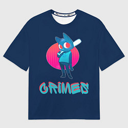 Футболка оверсайз женская Crimes time, цвет: 3D-принт