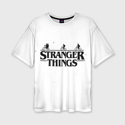 Женская футболка оверсайз STRANGER THINGS