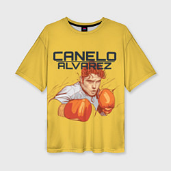 Женская футболка оверсайз Canelo Alvarez