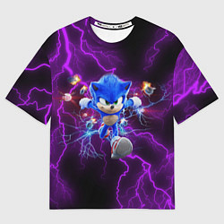 Футболка оверсайз женская SONIC, цвет: 3D-принт