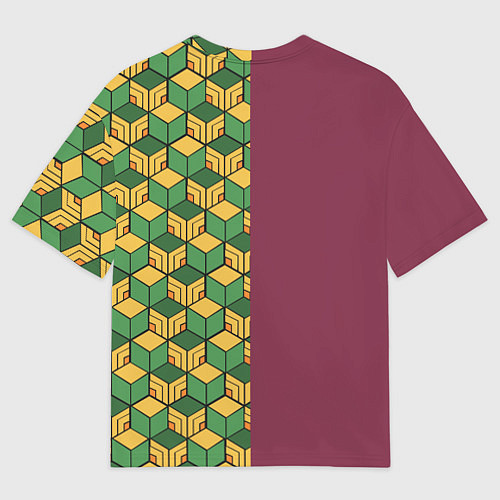 Женская футболка оверсайз ГИЮ ТОМИОКА / 3D-принт – фото 2