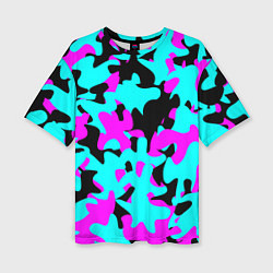 Женская футболка оверсайз Modern Camouflage