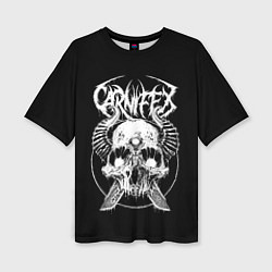 Женская футболка оверсайз Carnifex