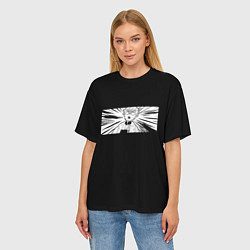 Футболка оверсайз женская Demon Slayer, Zenitsu, цвет: 3D-принт — фото 2