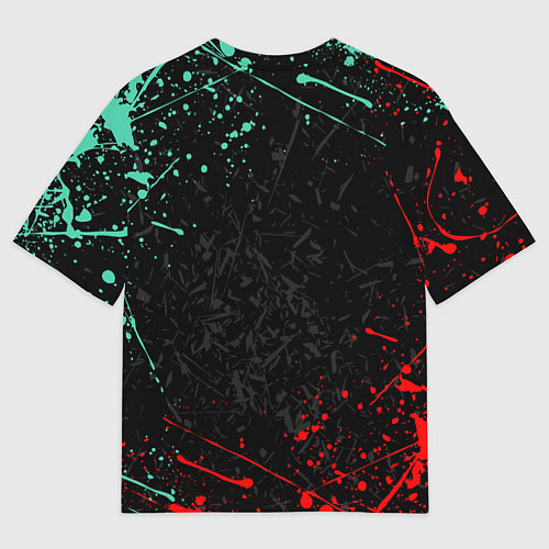 Женская футболка оверсайз KIMETSU NO YAIBA / 3D-принт – фото 2