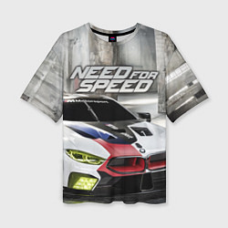 Женская футболка оверсайз Need for Speed