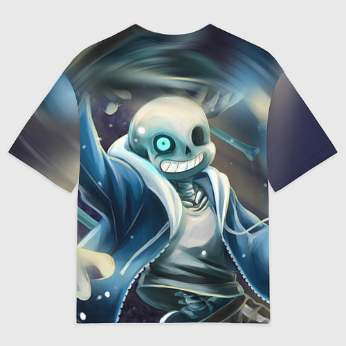 Женская футболка оверсайз UNDERTALE / 3D-принт – фото 2