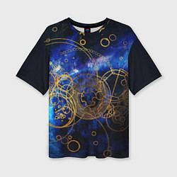 Женская футболка оверсайз Space Geometry