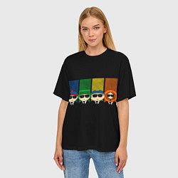 Футболка оверсайз женская South Park, цвет: 3D-принт — фото 2