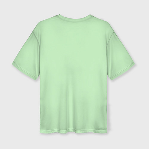 Женская футболка оверсайз Засланный кабачок / 3D-принт – фото 2