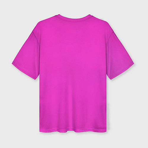 Женская футболка оверсайз BIBI / 3D-принт – фото 2
