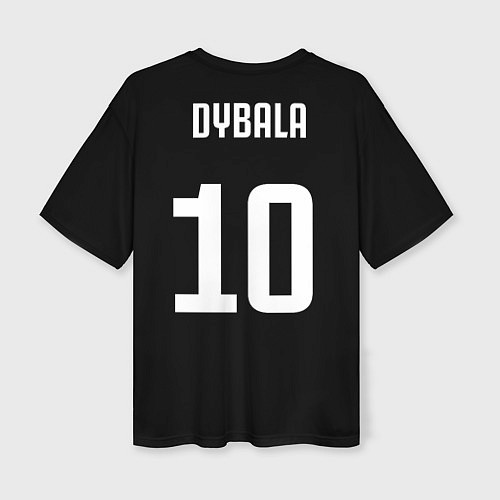 Женская футболка оверсайз Форма Paulo Dybala / 3D-принт – фото 2