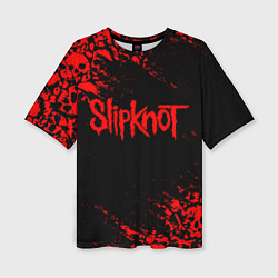 Футболка оверсайз женская SLIPKNOT, цвет: 3D-принт